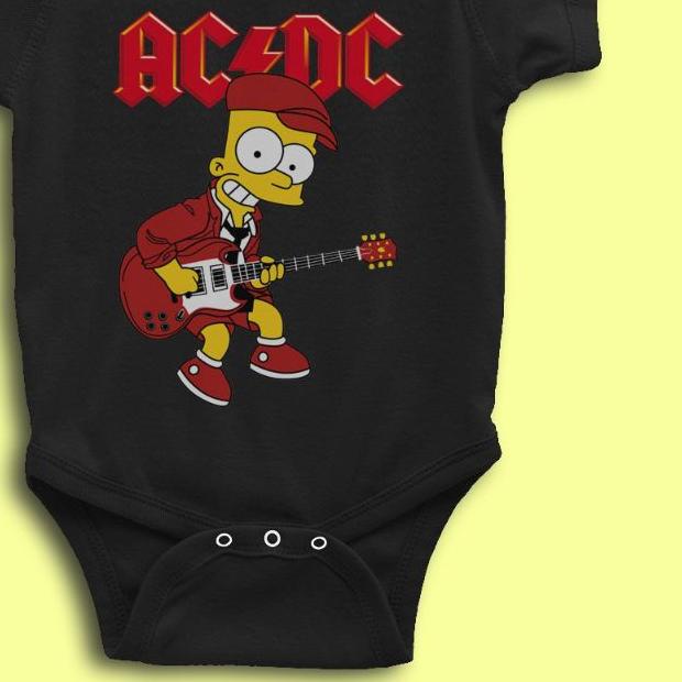 ۞ BABY JUMPER BAND ACDC | BABY JUMPER BAND PUNK ROCK BAND METAL | JUMPER BAYINEWBORN ♧