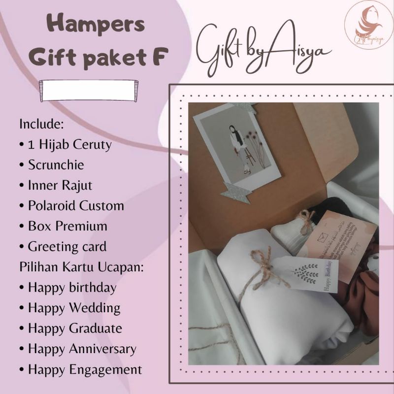 

HAMPERSGIFT|GiftBox|KadoUltah|KadoWisuda