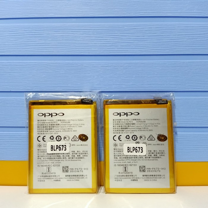 Baterai Batre Battery Oppo A3s - Realme C1 BLP673 BLP 673 BLP-673