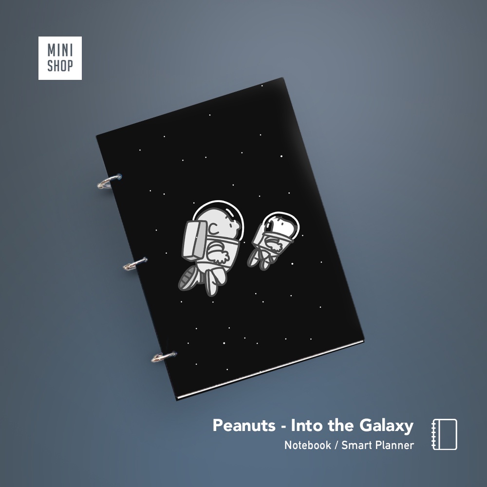 

A5 Peanuts Snoopy Into the Galaxy - ( notebook / Smart Planner - buku diary / notes / book / buku / weekly / monthly / yearly / agenda / journal / korea / aesthetic / binder / estetik)