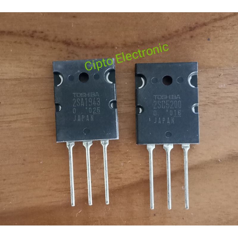 Transistor TOSHIBA 2SC5200 - 2SA1943 TR TOSHIBA 2SC 5200 2SA 1493