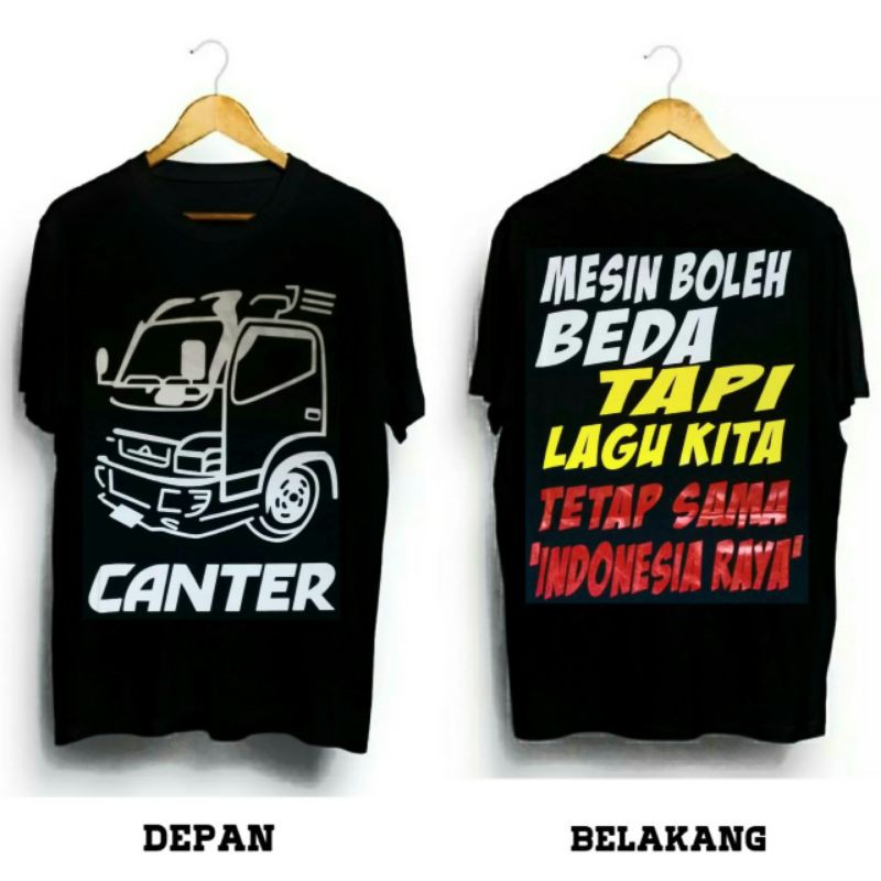 Kaos Distro Canter / Kaos Canter / kaos truk / kaos distro truk / Kaos Keren / Kaos gambar Truk
