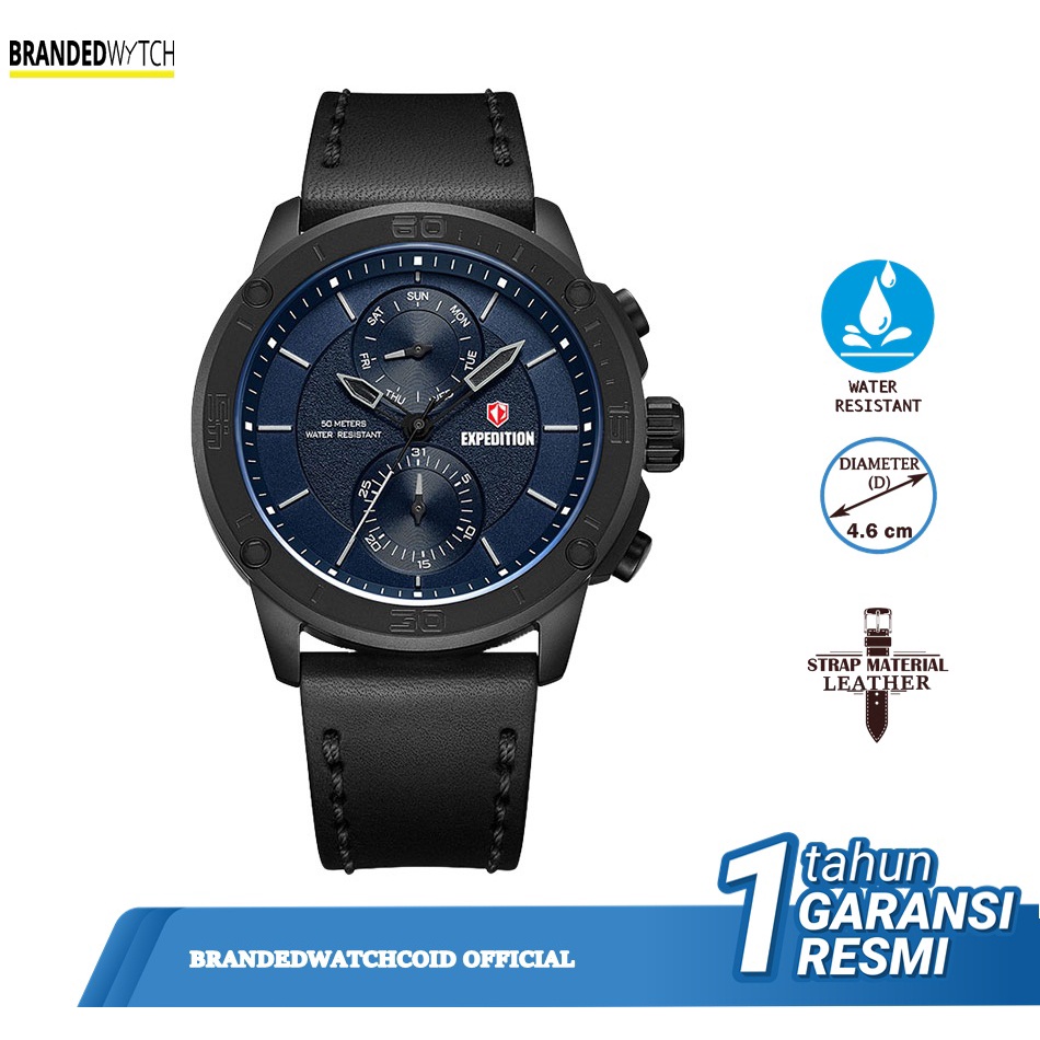 Jam Tangan Expedition Pria Chronograph AC 6821 Original Diameter 4,6 cm