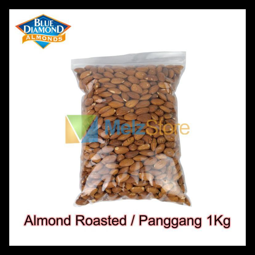 

New Produk Kacang Almond Panggang Kupas Blue Diamond Roasted 1Kg