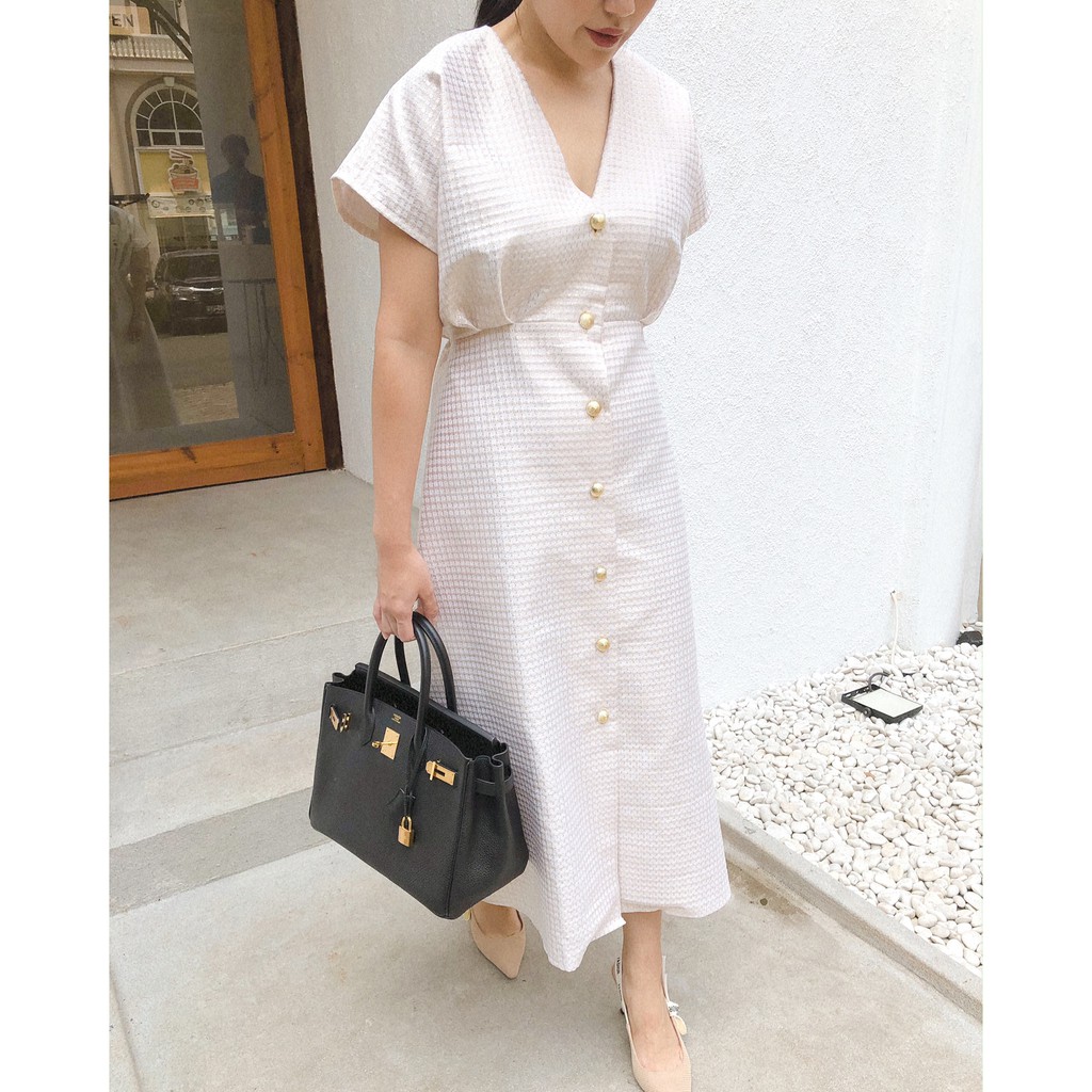 Alice Dress Gold BATCH 2 (DIKIRIM  HARI SABTU TANGGAL 30 JANUARY 2021)