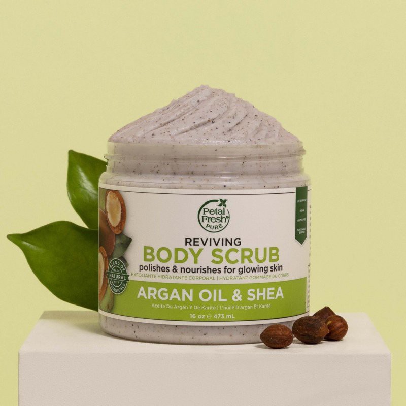 Petal Fresh Smoothing Body Scrub Coconut/Argan Oil (473ml)