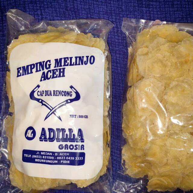

Emping Aceh merk ADILLA dan MUTIARA
