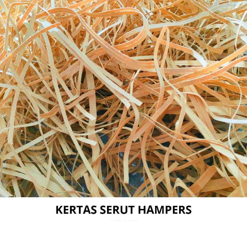 

Kertas Cacah 20 GRAM Serut Shredded Paper Coklat isian Hampers