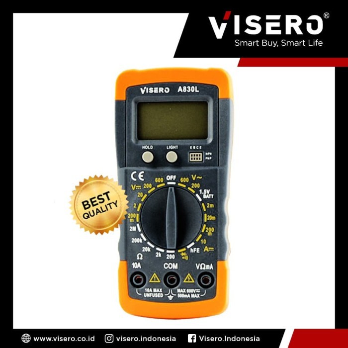 Multitester/ Avometer/ Multimeter Digital Visero Yellow (A-830L)