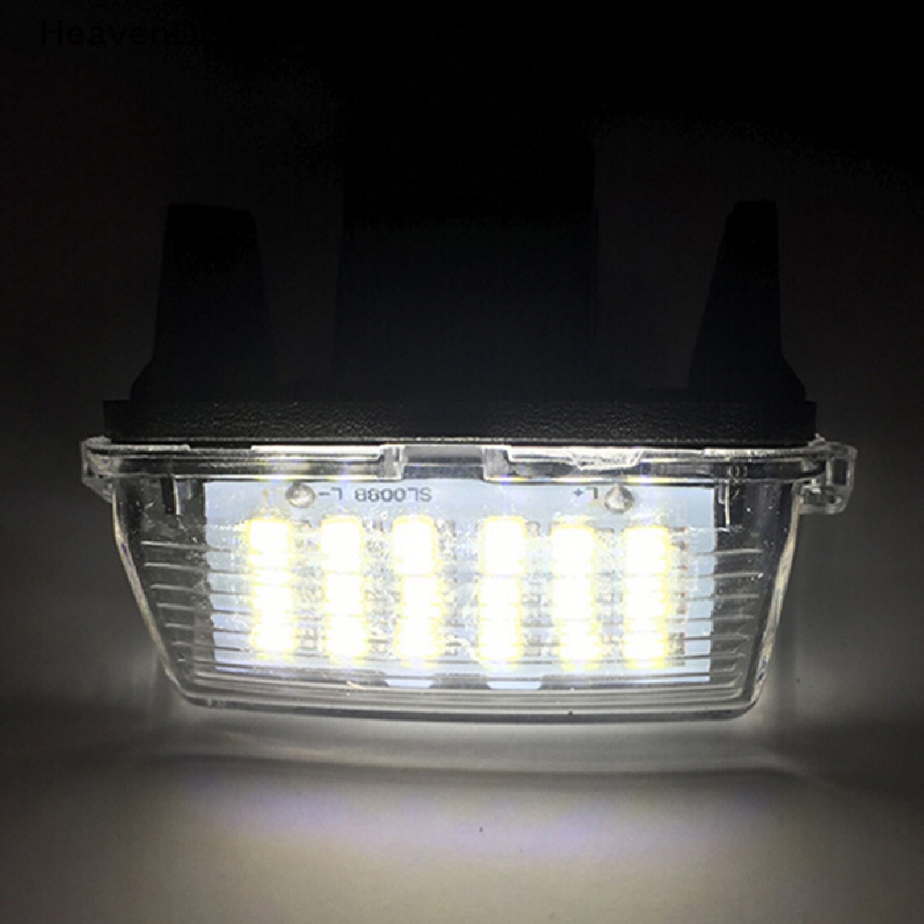 2 Pcs Lampu Plat Nomor Led Warna Putih Untuk Toyota Camry Yaris Vios Avensis