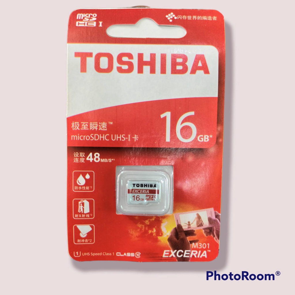 MEMORY TOSHIIBA MICRO SD  2 /4 / 8 / 16 / 32 / 64 GB