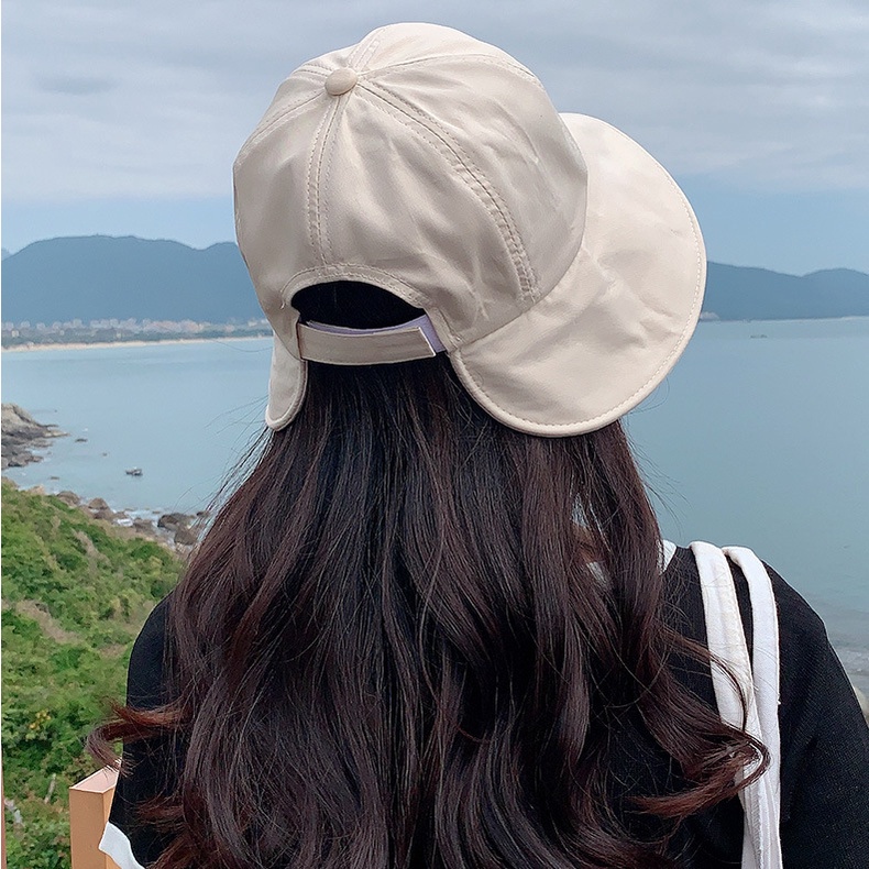 Topi Bucket Velcro Gaya Korea Untuk Wanita