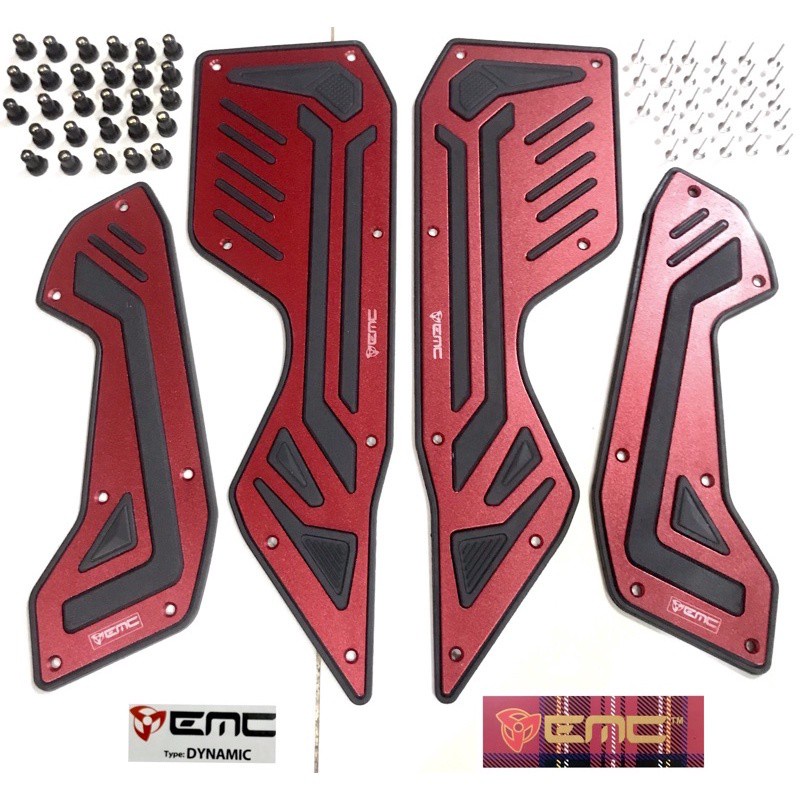 Bordes Nmax New 2020-2021 EMC Karpet Cnc Premium Nmax New 2020-2021 Akai Racing Premium