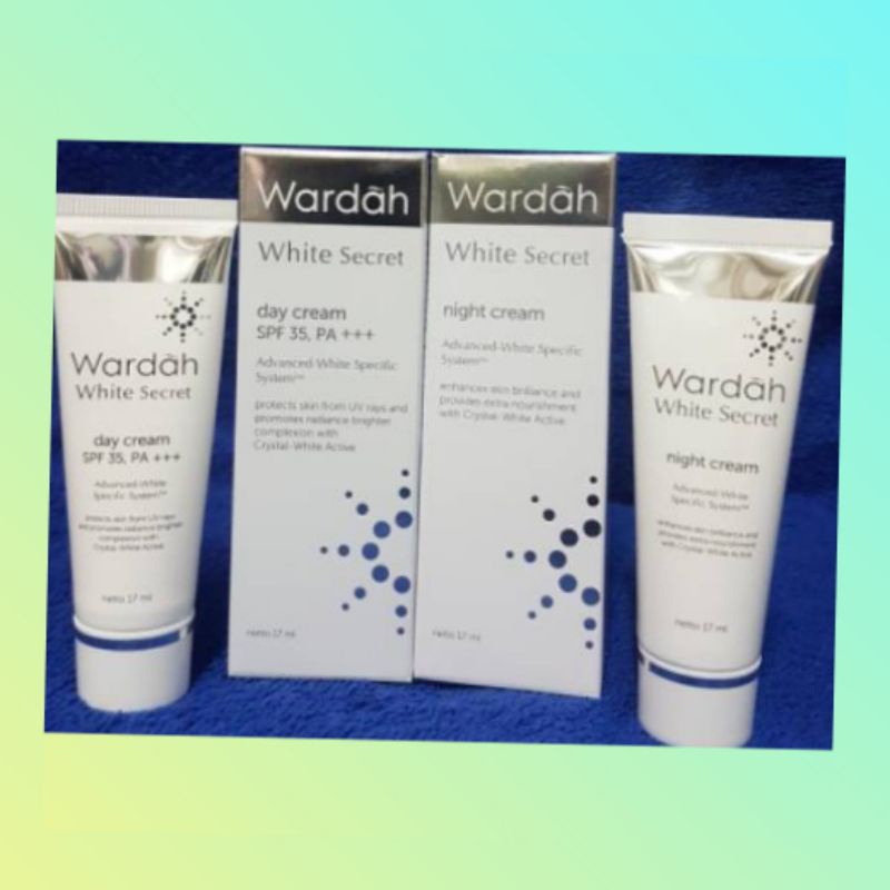 Wardah White Secret Day Cream dan Night Cream 17 ml