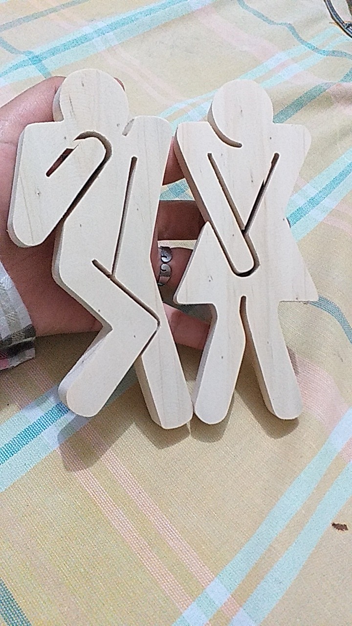 Papan Tanda Logo Toilet