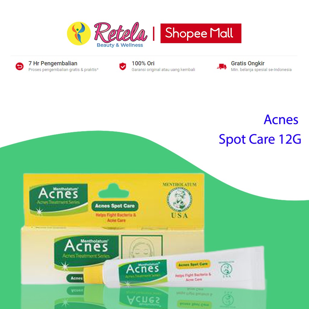 Jual Acnes Spot Care 12G / Acne Gel / Penghilang Bekas Jerawat / Acne