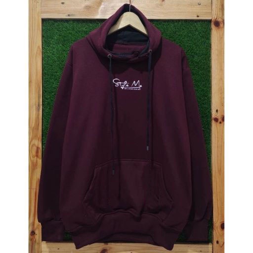 Suiter Hoodie flecce Premium Kachios - Sweater Hoodie Kachios - Hoodie Pria / Wanita - Hoodie Marun Burgundy Jumbo Original Kachios Project terlaris dan termurah