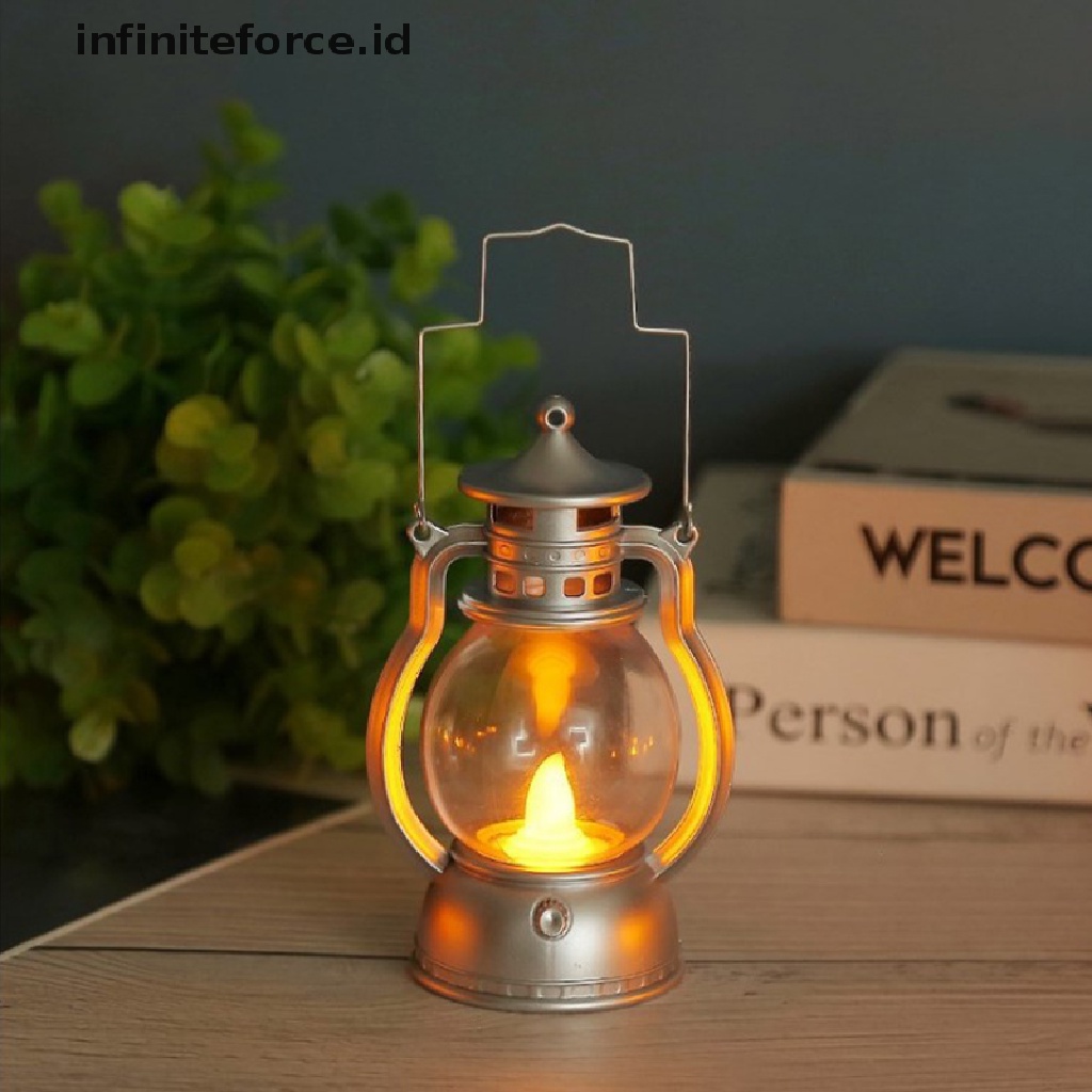 (Infiniteforce.Id) Lampu Lentera Led Gaya Retro Untuk Dekorasi Halloween