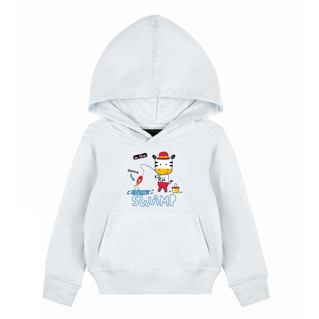 Hoodie Anak Swamp Sweater Pakaian Fleece Anak M - XL