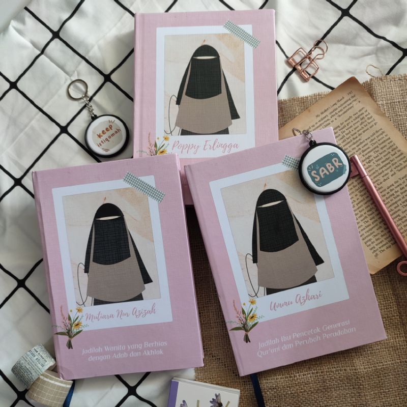 (100 LBR) NOTEBOOK CUSTOM A5 BUKU CATATAN DIARY NOTEBOOK ISLAMI BUKU MUSLIMAH DAKWAH BY AKAD KITA-4