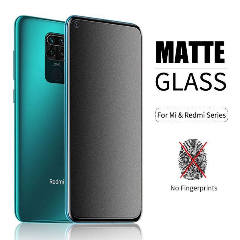 AG MATTE GLASS / ANTI MINYAK TEMPERED GLASS XIAOMI XiaomY REDMI note 8/note 7/note7 pro full cover