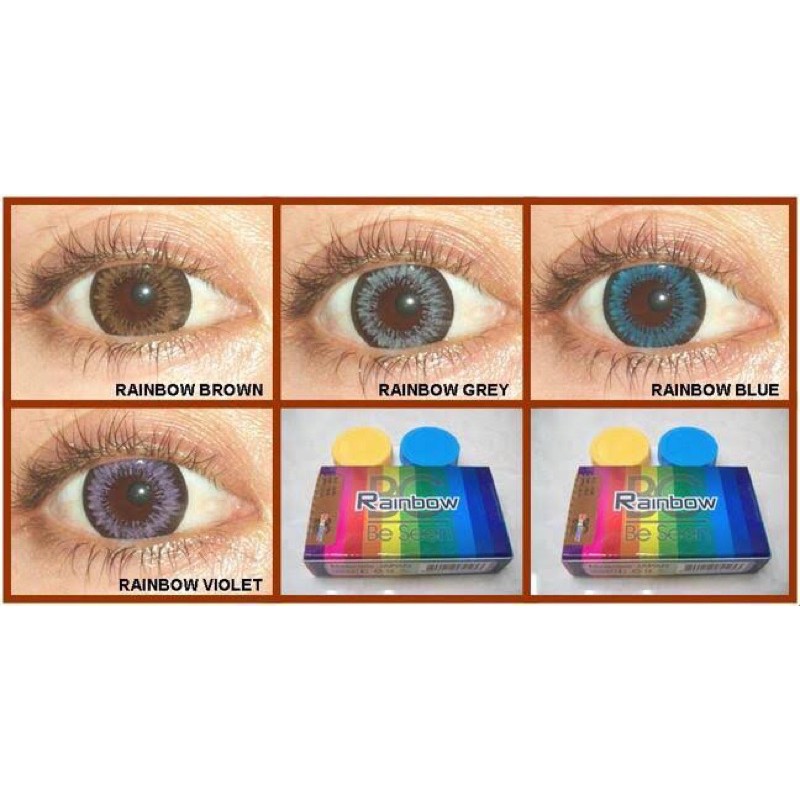 Softlens BC Be Seen Rainbow Classic Omega