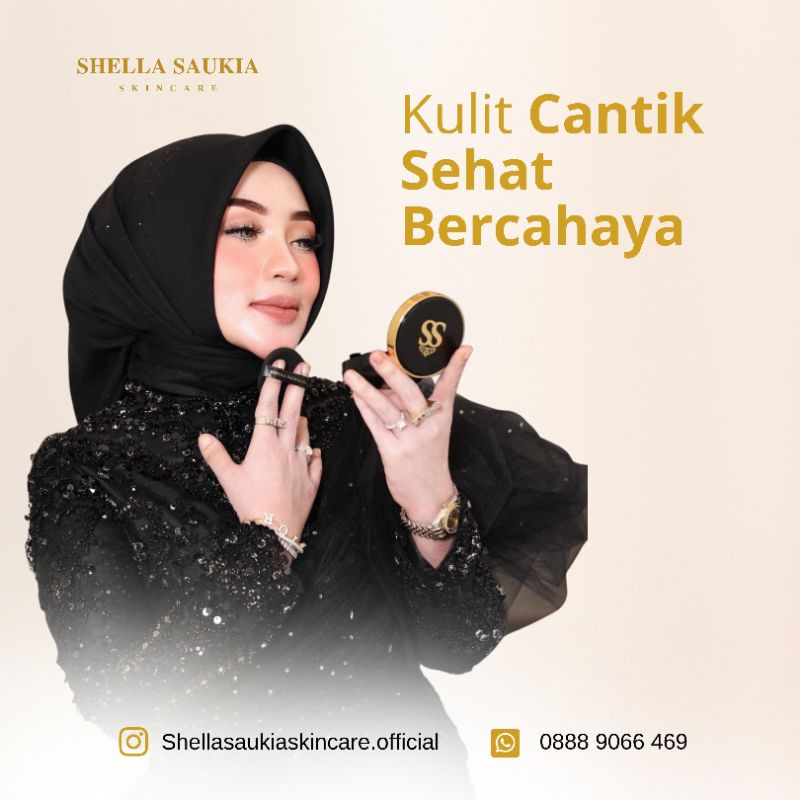 SS Cushion By Shella Saukia bedak glowing