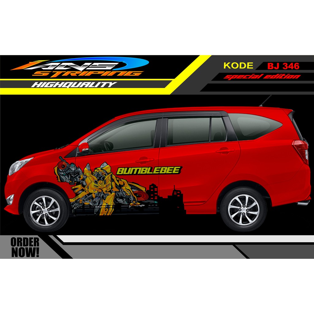 STIKER MOBIL SIGRA / STIKER MOBIL CALYA / STIKER AVANZA / STIKER VARIASI MOBIL SIGRA, CALYA