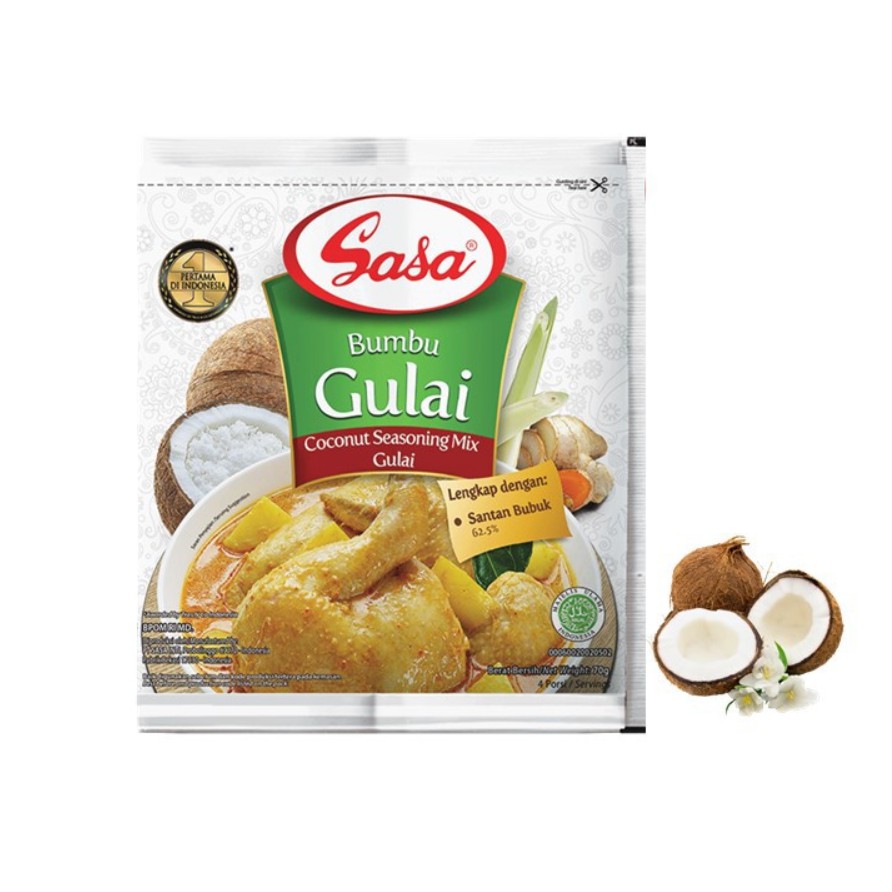 

Sasa Bumbu Gulai 1 Pcs 70 gr