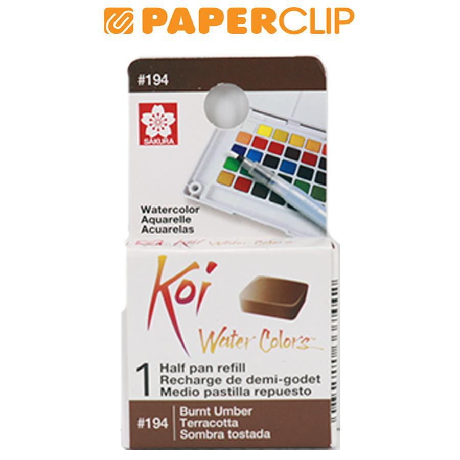 

WATER COLOUR SAKURA HALF PAN BURNT UMBER XNCW-194