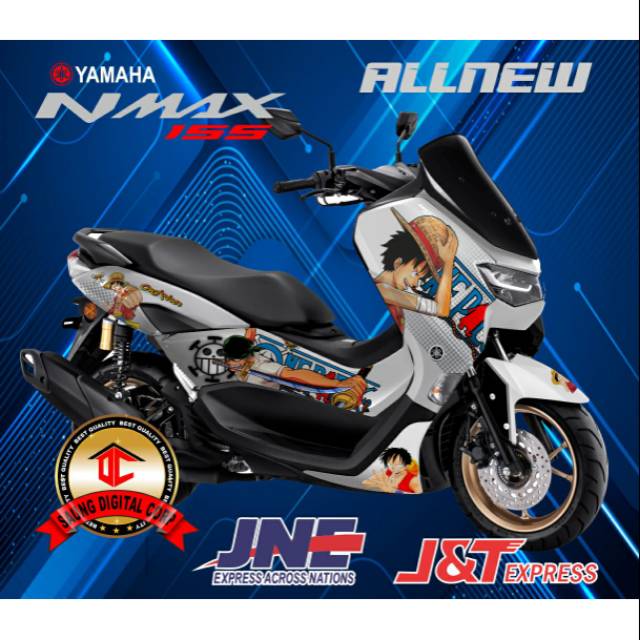 Decal All New NMAX full body One Piece Putih