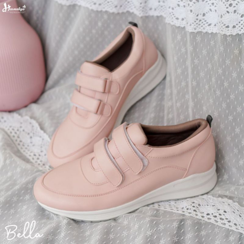 PO SEPATU WANITA BELLA SERIES BY HASNALIYA OUTFIT SEPATU YANG TINGGAL SLUP AJA TANPA TALI TALIAN HAR
