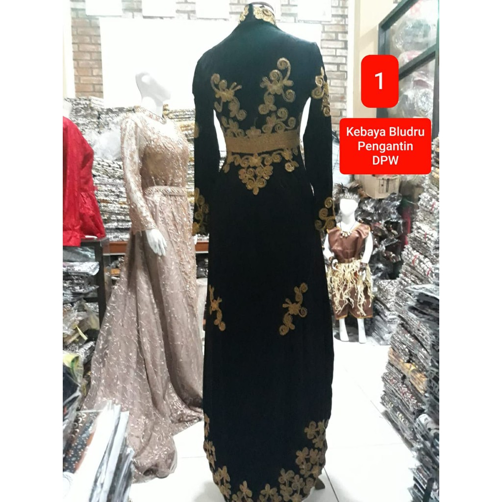 Kebaya Pengantin Bludru