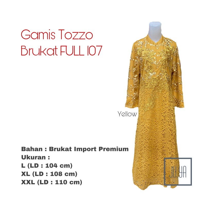 Gamis Tozzo Brukat FULL 107 IMPORT