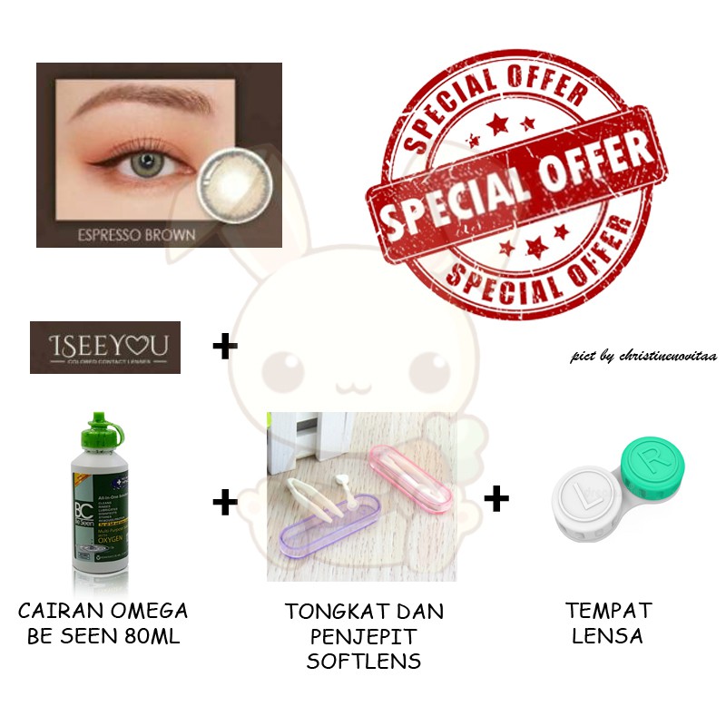 SOFTLENS I SEE YOU NORMAL - 14.5MM - PAKET UNTUK PEMULA