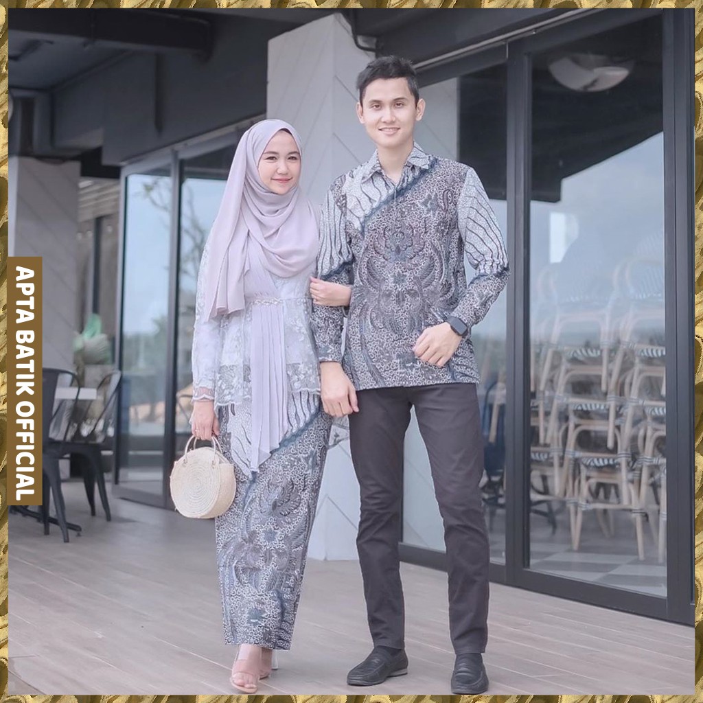 APTA BATIK _ COUPLE BATIK PINGUIN SELENDANG PAYET ANJELLA HAUW