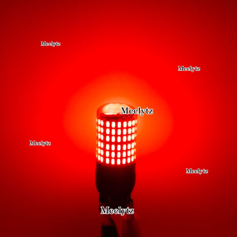 Lampu LED sign Superbright Bayonet Stoprem 144 led super terang T20 144 mata led 12volt-24volt-Merah