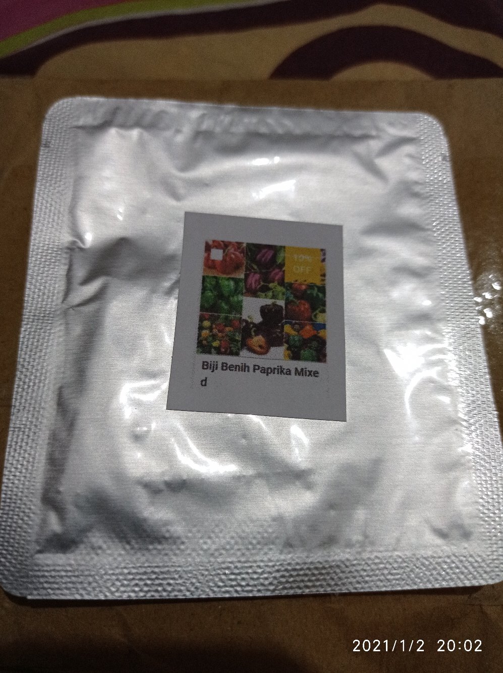 Biji Benih Paprika Mixed