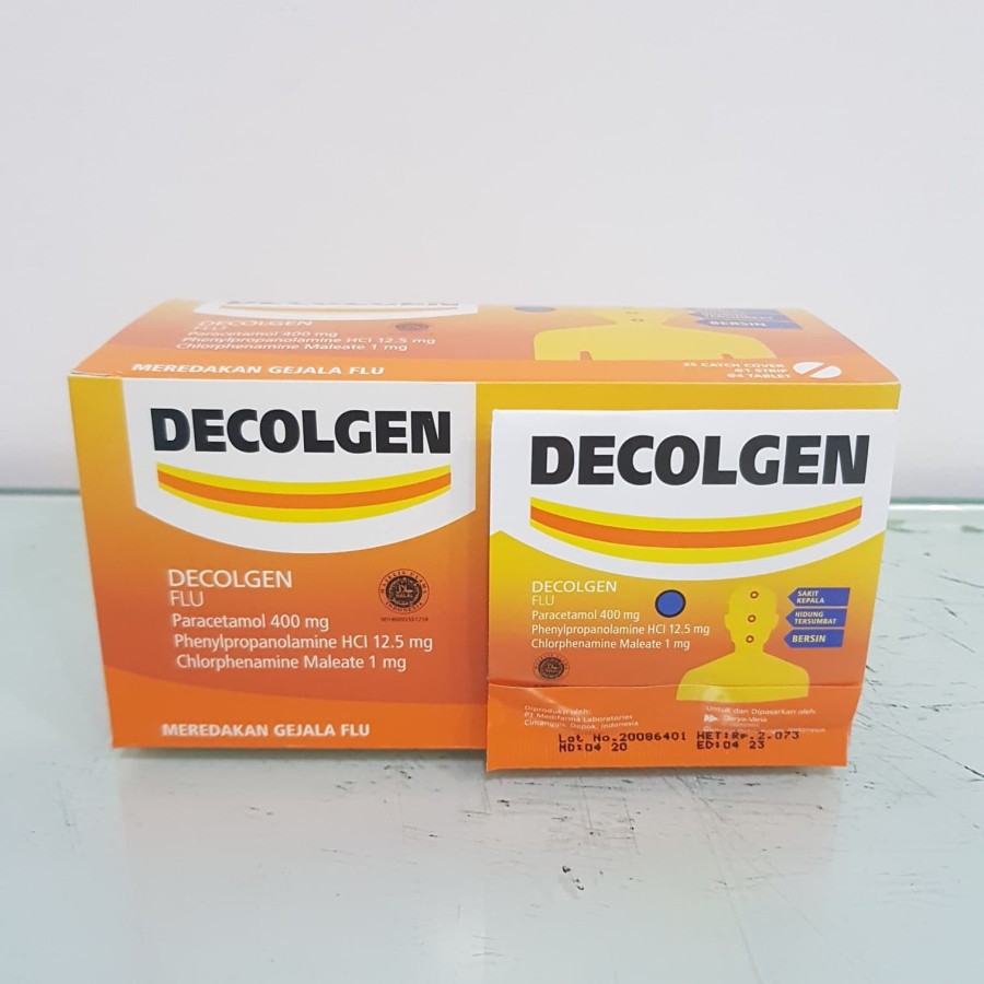 Decolgen Tablet (PER STRIP @ 4 TABLET)