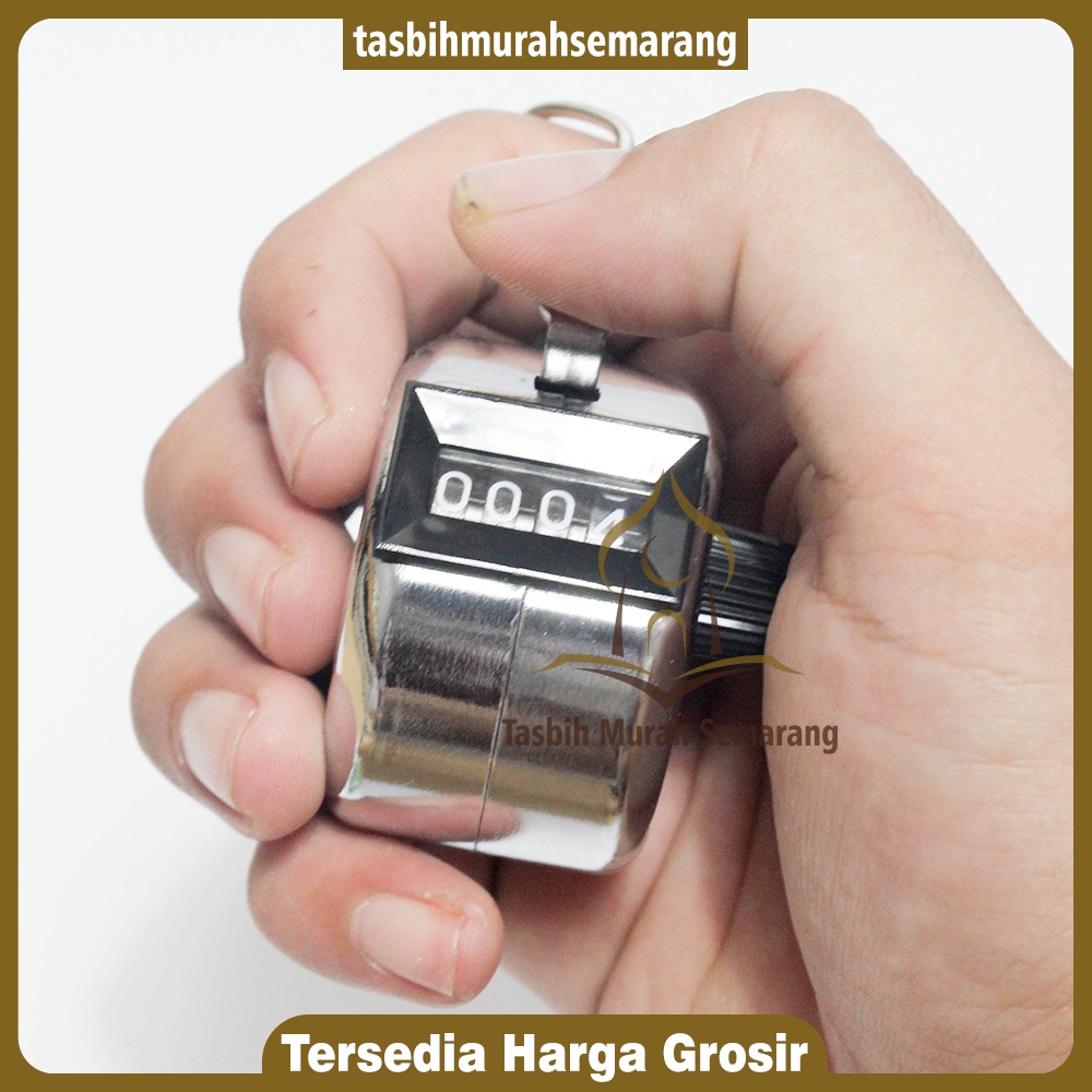 Tally Counter Nikel / Tasbih Stainless Nikel