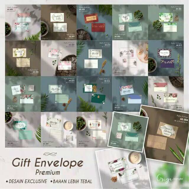 

Amplop Kondangan Premium (Isi 50pcs / lembar) / amplop sumbang / amplop kekinian