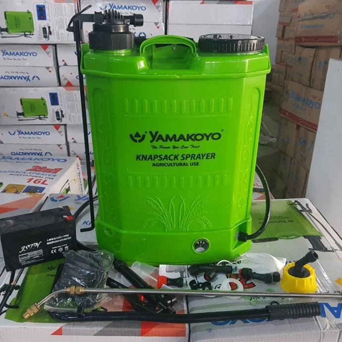 Knapsack Sprayer Electrik dan Manual 2 in 1 Yamakoyo