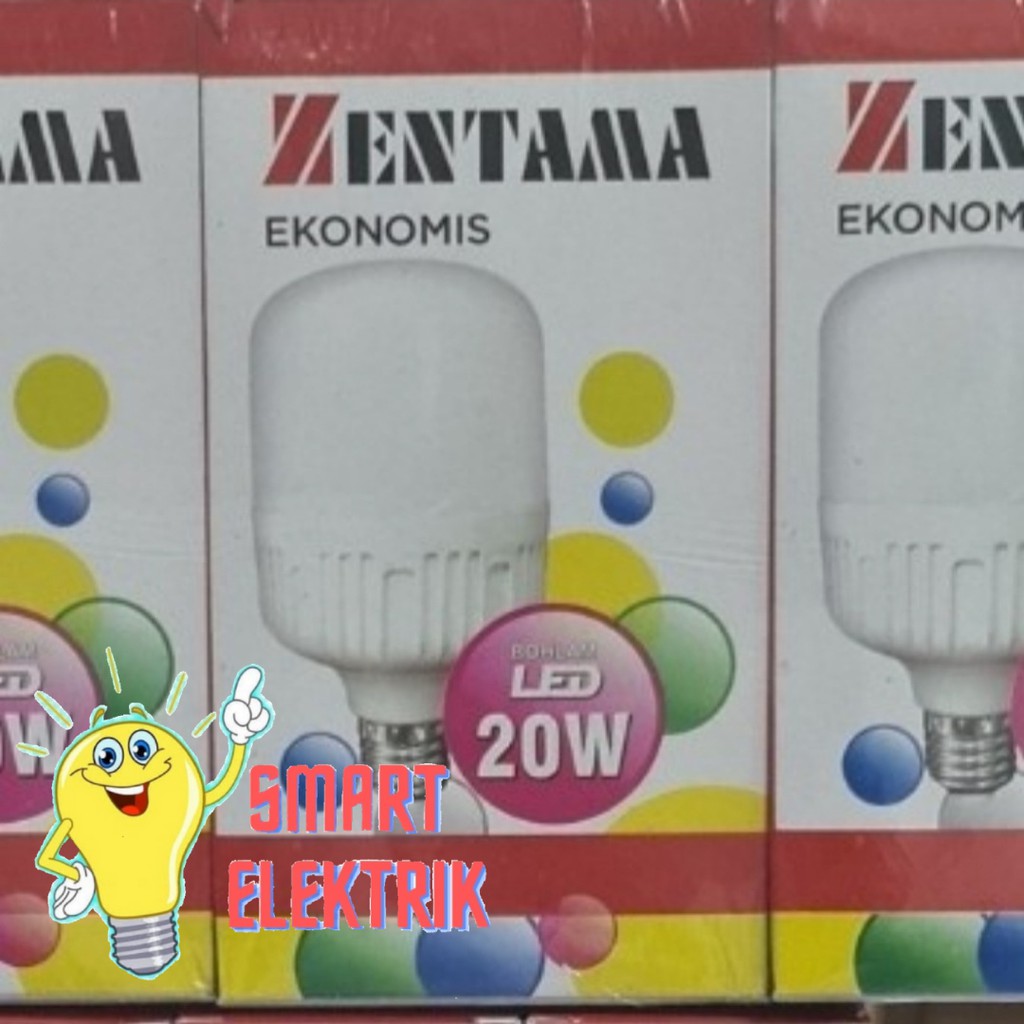 Lampu Bohlam MURAH LED Zentama Kapsul/ Botol Daya 5Watt sampai 20Watt