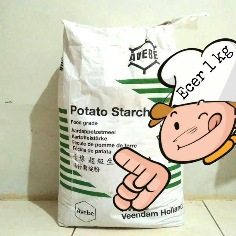 

POTATO STARCH Tepung Pati Kentang 500 g │ for Baking Import