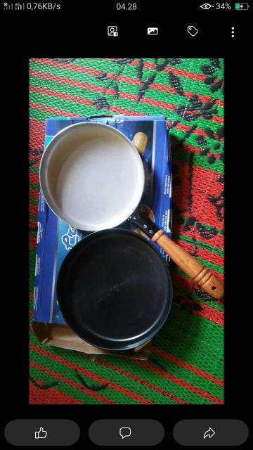 Galaxy Crepe Pan Maker Wajan Terbalik Teflon Anti Lengket Cetakan Kue Kulit Risole Lumpia Praktis