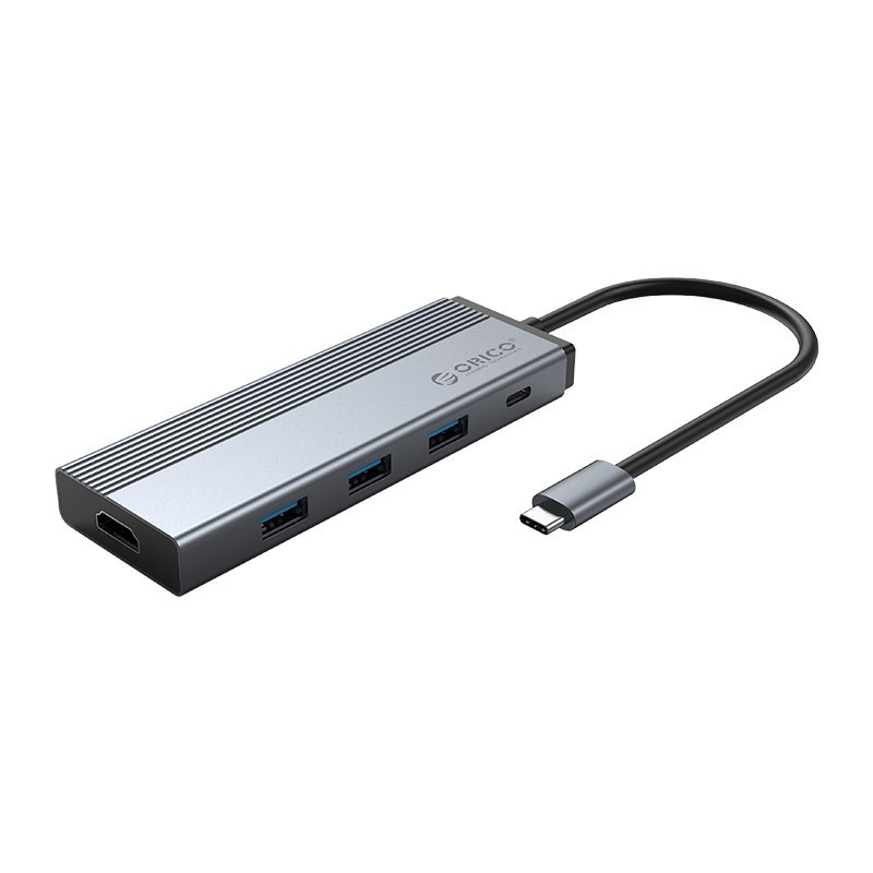 Orico 5SXH-GY Type-C 5 in 1 Multifunctional Docking USB 3.0, HDMI, PD