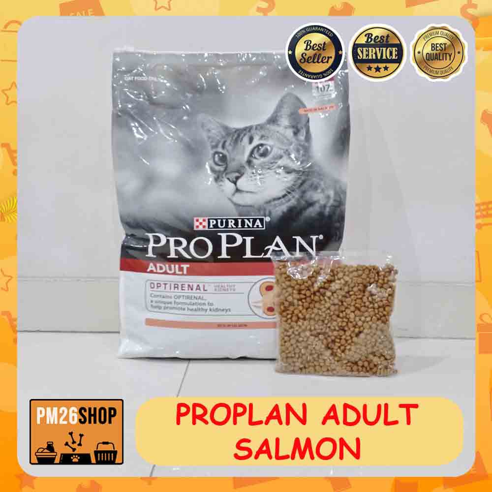 Makanan Kucing Cat Food PROPLAN Adult Salmon Repack 400 Gr