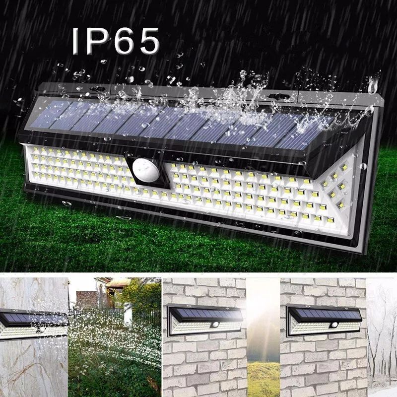 Lampu Solar Panel Sensor Gerak Otomatis Taman  Outdoor Anti Maling 90 LED
