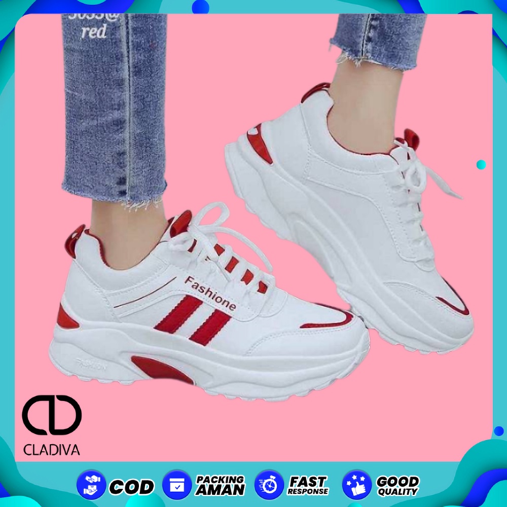 Sepatu Fashion Wanita Spatu Gaya Korea Korean Style Sapatu Fashione Cewe Cewek Perempuan FSH154 Cladiva