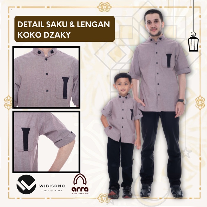 BAJU MUSLIM ANAK LAKI LAKI Y4 COUPLE BAJU KOKO ANAK LAKI LAKI KURTA PAKISTAN AYAH DAN ANAK LAKI LAKI LENGAN PENDEK TERBARU PREMIUM ORIGINAL BAJU KOKO DEWASA MODEL TERBARU 2022 ARRA DZAKY 2